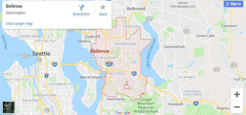 Maps of Bellevue