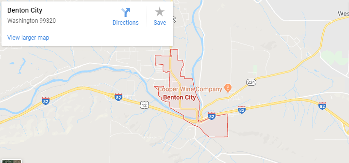 Maps of Benton City