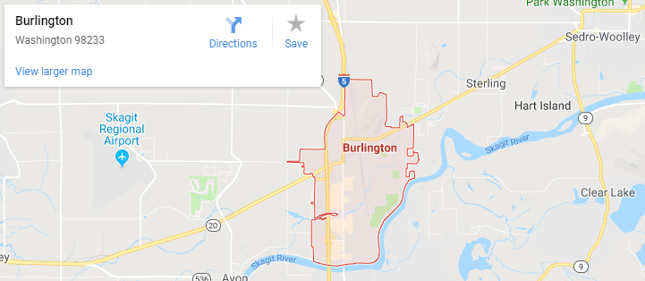 Maps of Burlington, Mapquest, google, yahoo, driving directions