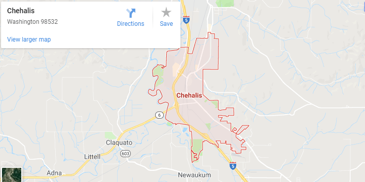 Maps of Chehalis, Mapquest, google, yahoo, driving directions