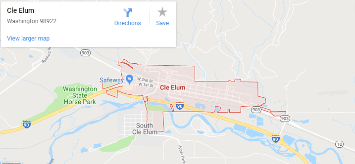 Maps of Cle Elum, Mapquest, google, yahoo, driving directions