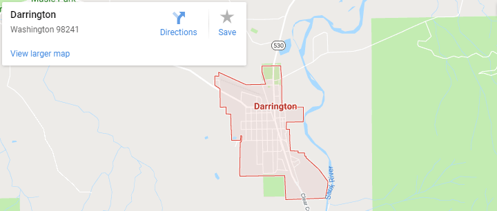 Maps of Darrington, mapquest, google, yahoo, driving directions