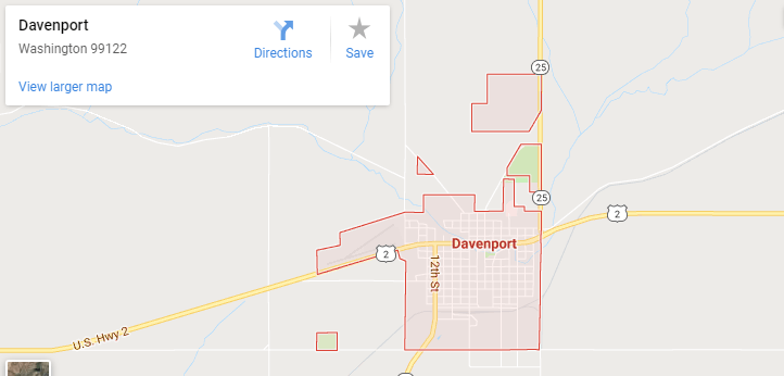 Maps of Davenport, mapquest, google, yahoo, driving directions