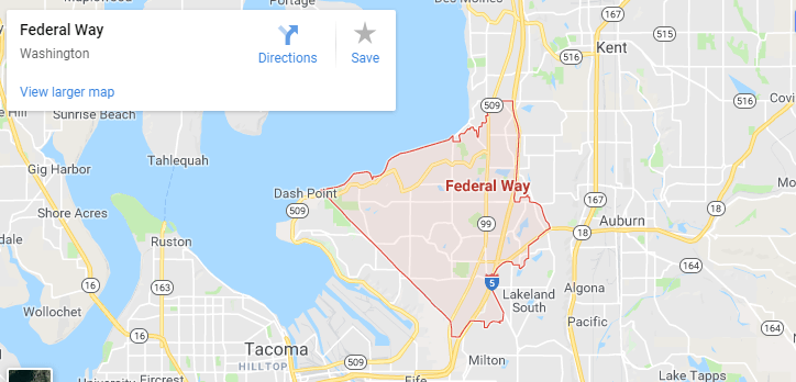 Maps of Federal Way, mapquest, google, yahoo, driving directions