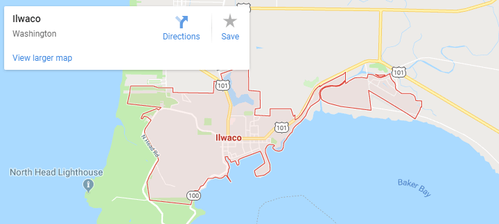 Maps of Ilwaco, mapquest, google, yahoo, driving directions