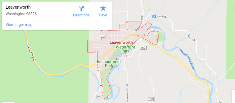 Maps of Leavenworth, mapquest, google, yahoo, driving directions
