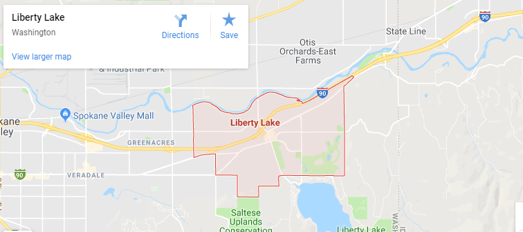 Maps of Liberty Lake, mapquest, google, yahoo, driving directions