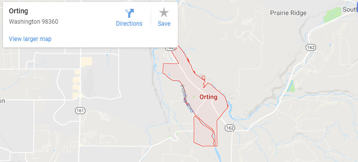 Maps of Orting, mapquest, google, yahoo, bing, driving directions