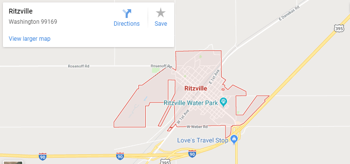 Maps of Ritzville, mapquest, google, yahoo, bing, driving directions