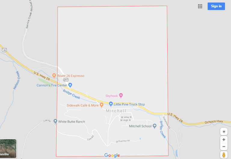 Map of Mitchell Driving Directions Maps and Traffic