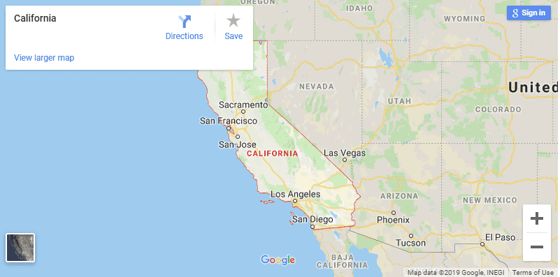 Maps of California - Mapquest