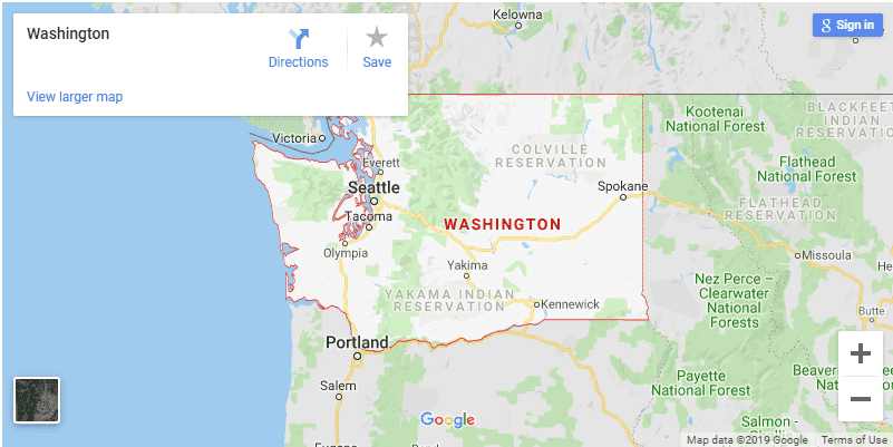 Maps of Washington - mapquest